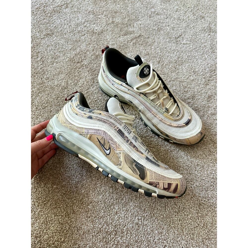Nike Air Max 97 Newspaper Mens Size 12